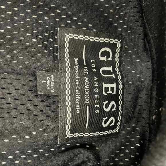 GUESS Venice Island Tropical Bomber Jacket sz LG - Picture 5 of 16